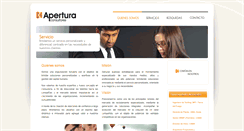 Desktop Screenshot of aperturaconsultores.com